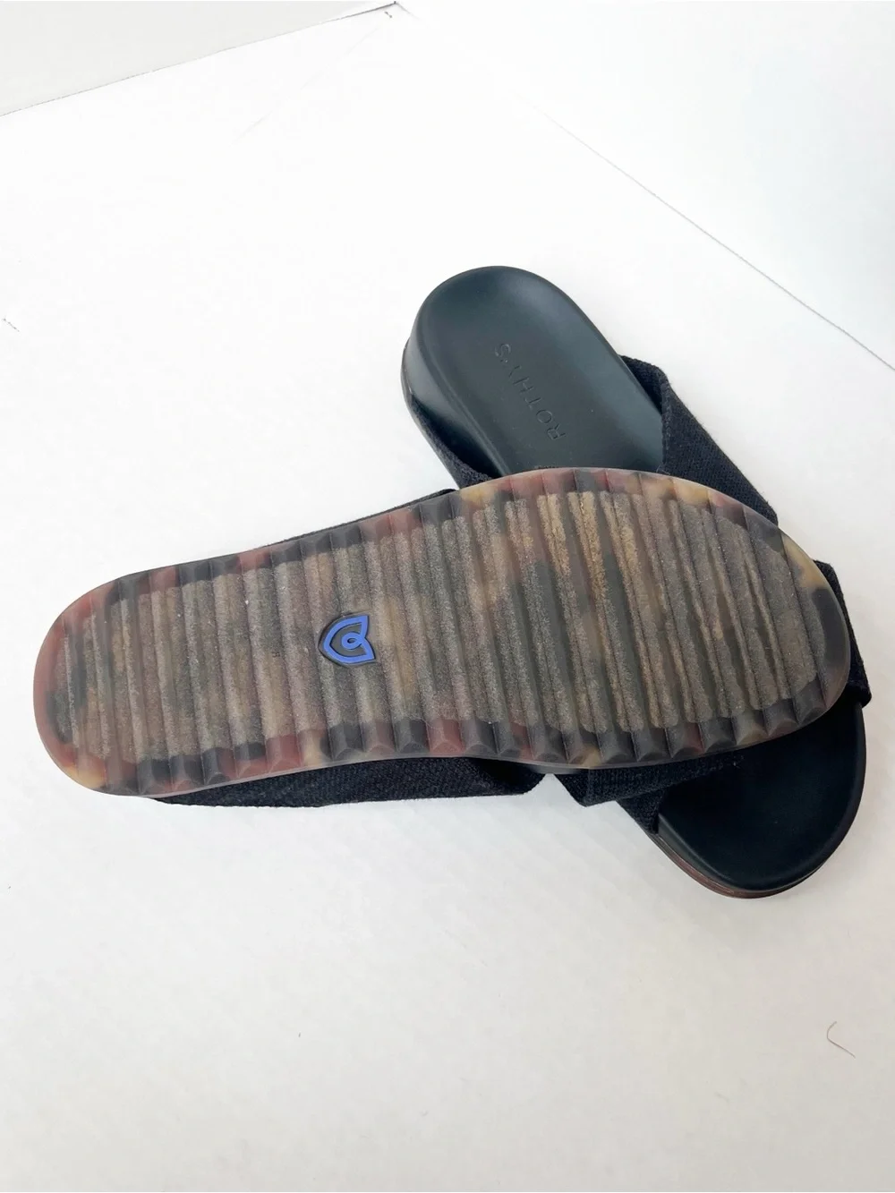 Rothy’s The Weekend Slide Sandal Black